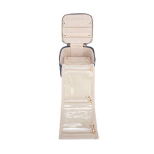 Load image into Gallery viewer, Leah Travel Jewelry Case w/ Pouch, Navy