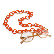 Load image into Gallery viewer, Looplabb Glasses Chain, Warm Orange