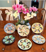 Load image into Gallery viewer, Handpainted Oyster Plate, Assorted