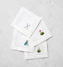Load image into Gallery viewer, Sferra S/4 Golf Cocktail Napkins