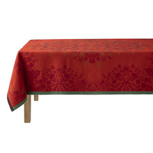 Load image into Gallery viewer, Le Jacquard Tablecloth Feerie Red, 69x69