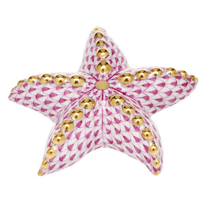 Herend Puffy Sand Dollar, Raspberry