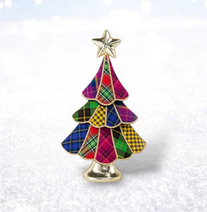 27" Multi Tartan Tree