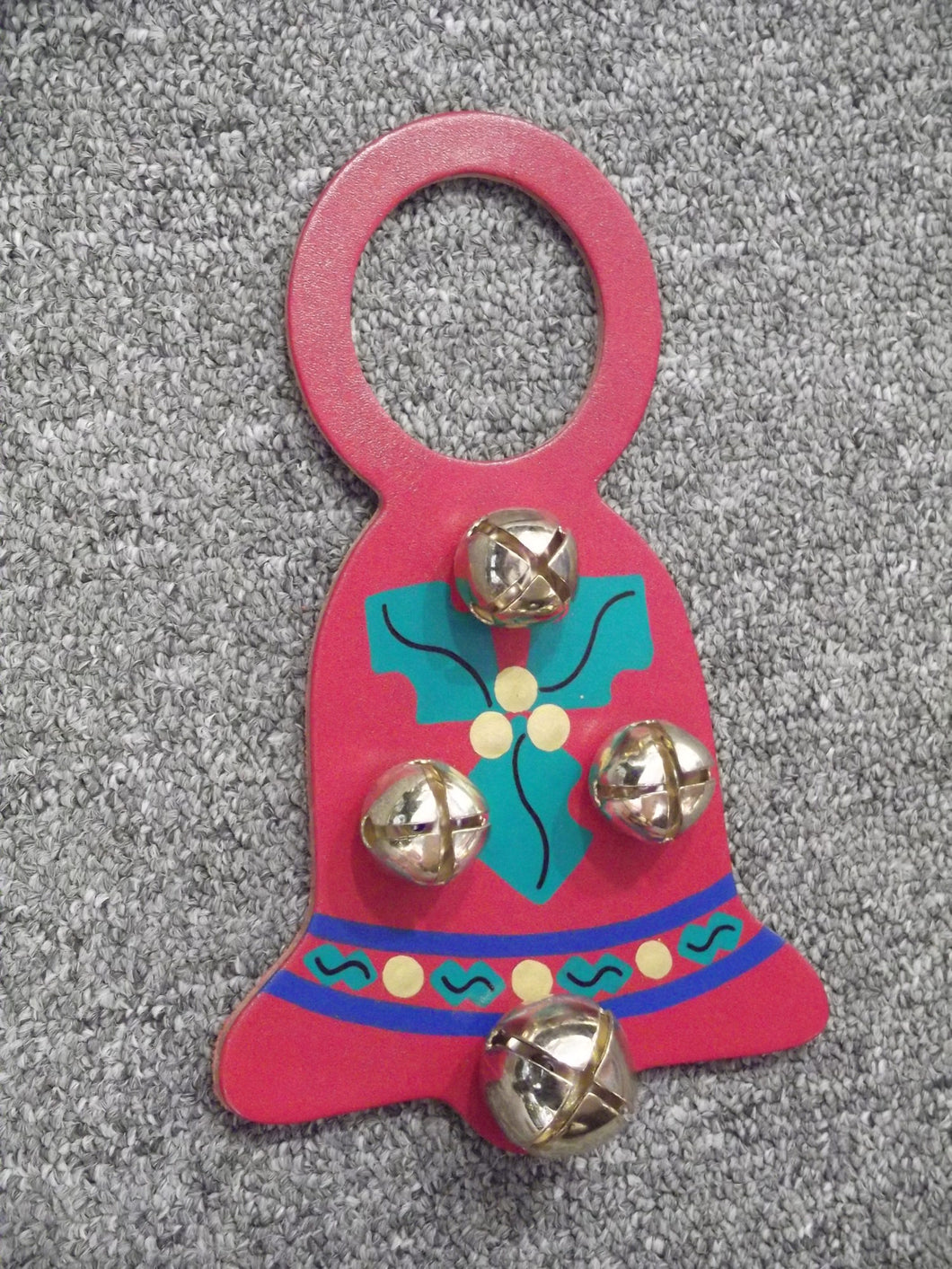 Red Bell Doorknob Bell