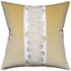 Giorgio Linen Ischia Tape Ochre 22x22