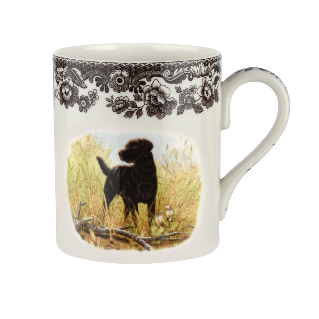Spode Woodland Mug, Black Lab