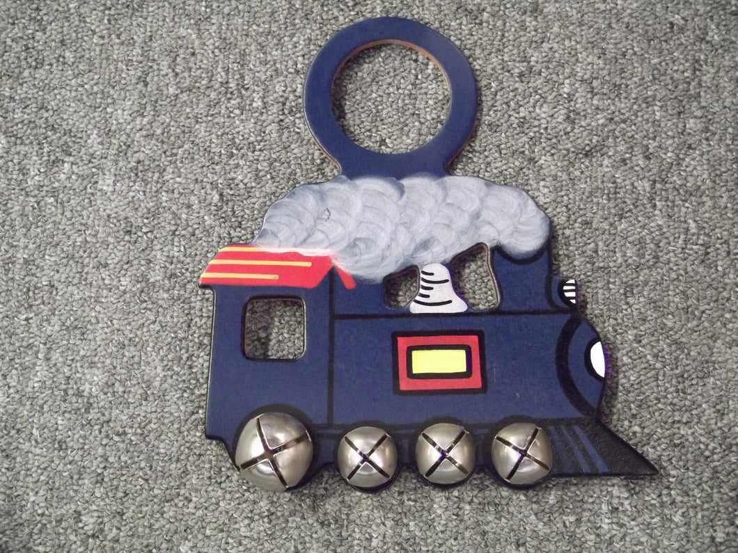 Train Doorknob Bell- Blue