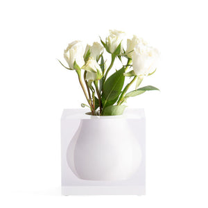 Mosco Bud Vase, Hamptons White