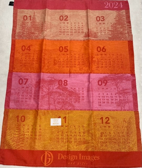 2024 DIG Calendar Tea Towel