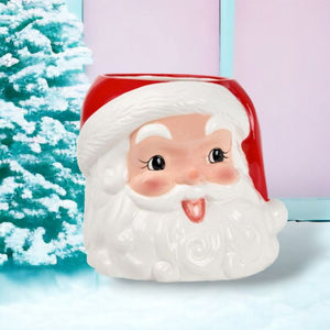 Cheerful Santa Head Pot