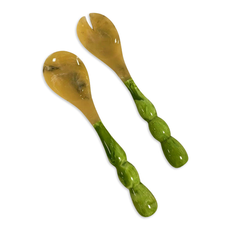 Rio Bubble Salad Servers, Green