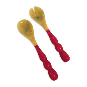 Rio Bubble Salad Servers, Pink
