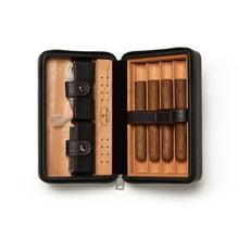 Load image into Gallery viewer, Liam Cigar Travel Case, Black
