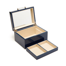 Load image into Gallery viewer, Kendall Small Jewelry Box, Navy
