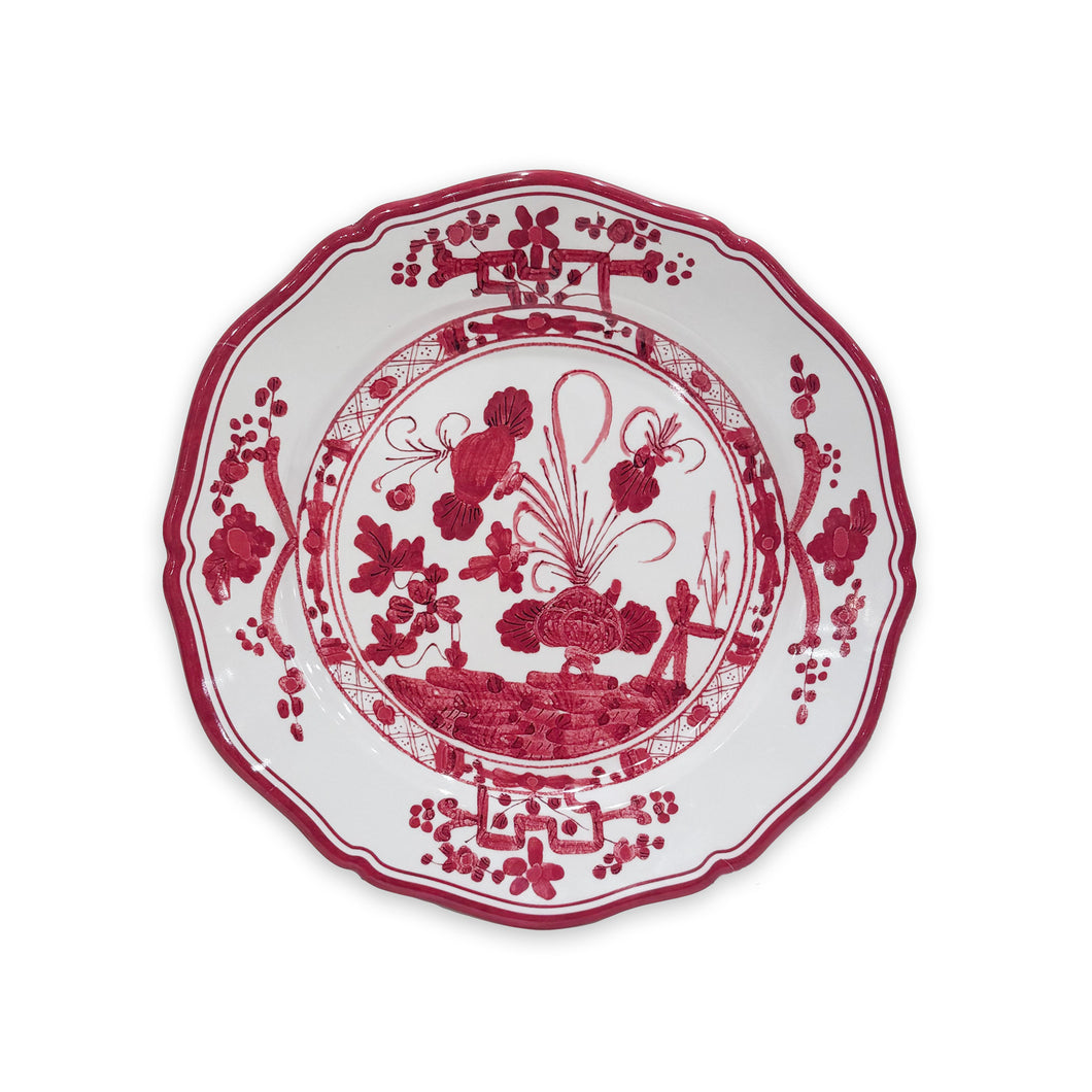 Beatriz Ball Vida Faenza Salad Plate, Red & White