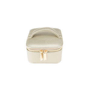 Leah Travel Jewelry Case w/ Pouch, Gold