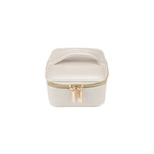 Load image into Gallery viewer, Leah Travel Jewelry Case w/ Pouch, Pearl White
