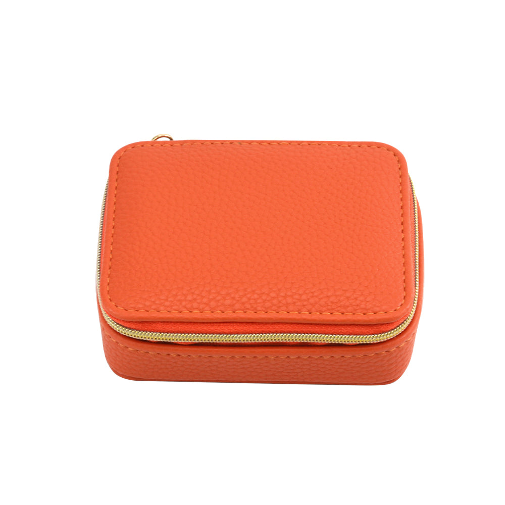 Leah Travel Pill Box, Orange