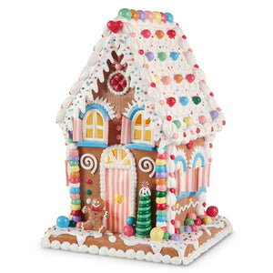 Lighted Gingerbread House