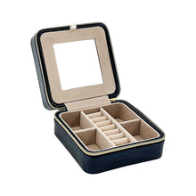 Load image into Gallery viewer, Pearl Jewelry Travel Case, Navy
