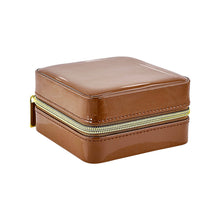 Load image into Gallery viewer, Pearl Jewelry Travel Case, Saddle
