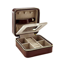 Load image into Gallery viewer, Pearl Jewelry Travel Case, Brown
