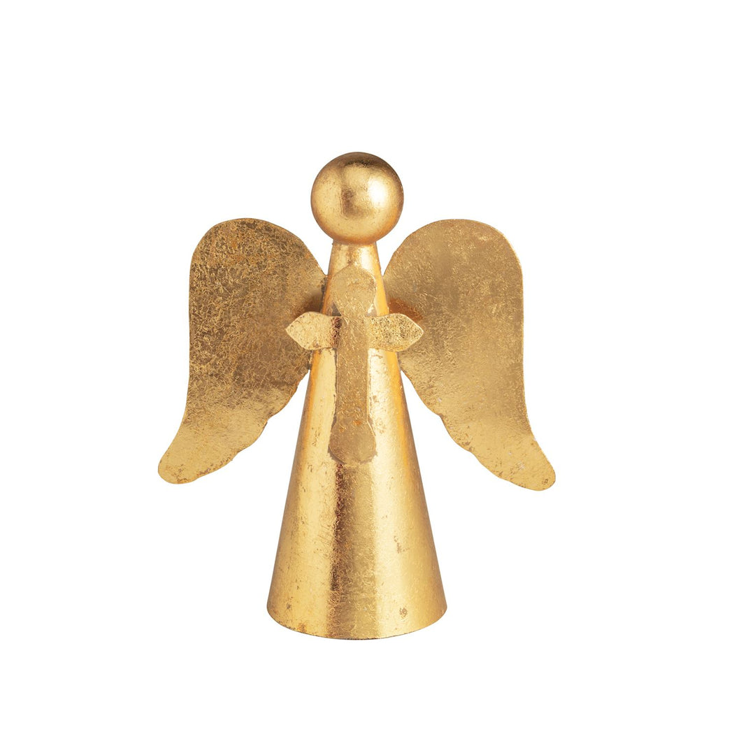 Sm Gold Angel Cross Sitter