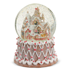 Gingerbread Town Lighted Snow Globe