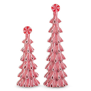 LG Red & White Ribbon Candy Tree