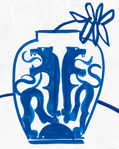 Blue Vases 5
