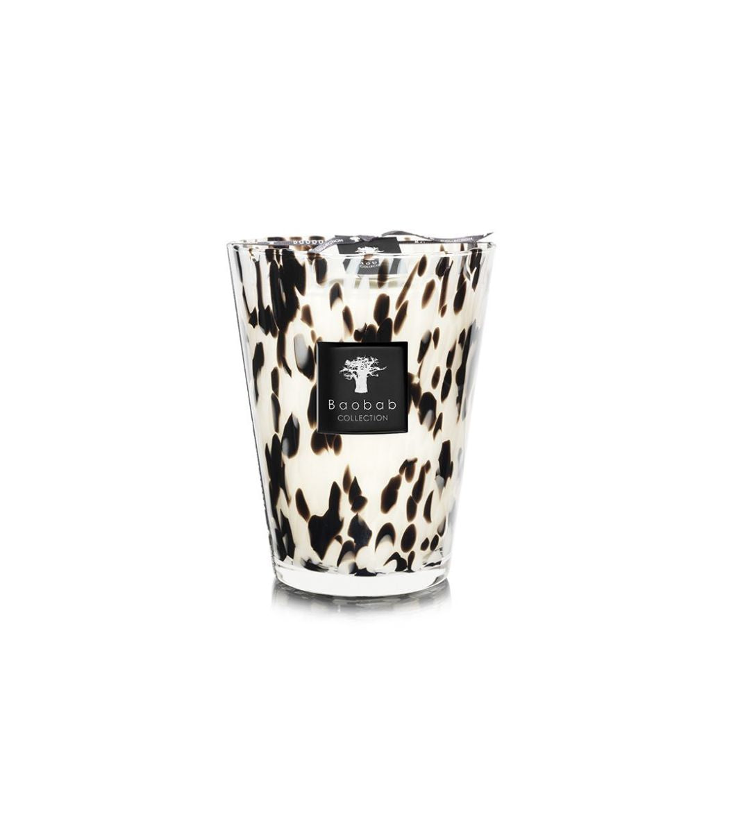 Baobab Candle Pearls Black (Max24)