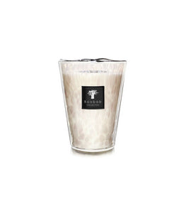 Baobab Candle Pearls White (Max24)