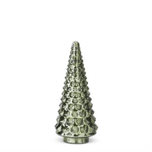 Small Green Mercury Glass Tree
