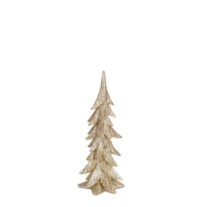 Gold Glittered Tree, Medium 18"