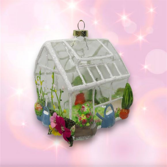 Holiday Greenhouse Ornament