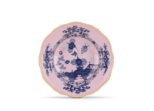 Ginori Oriente Soup Plate, Azalea