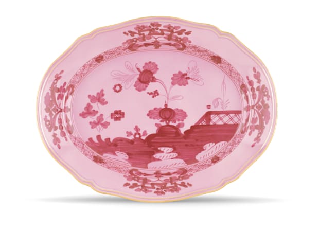 Ginori Oriente Large Oval Platter, Porpora