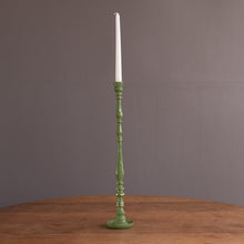 Load image into Gallery viewer, Pair Crosby Large Candlestick Holder, Leaf Green
