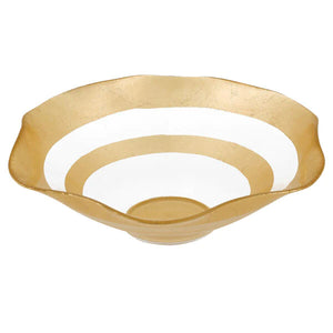 The Wave 8" Gold Leaf All Purpose Bowl