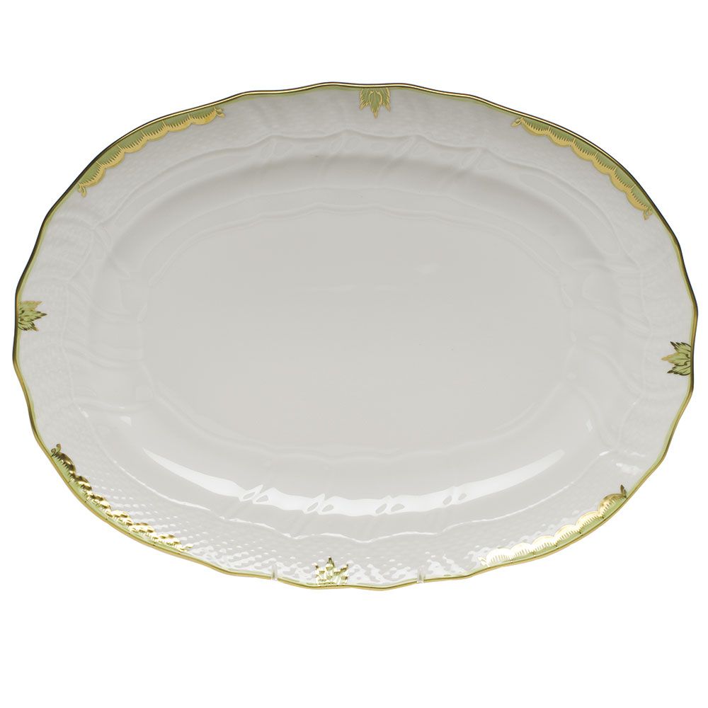 Herend Princess Victoria Green Platter