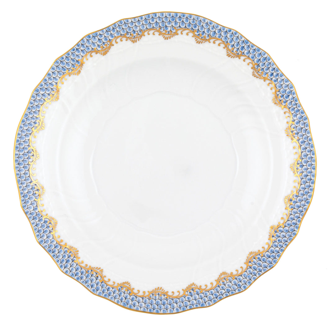 Herend Fish Scale Light Blue Salad Plate