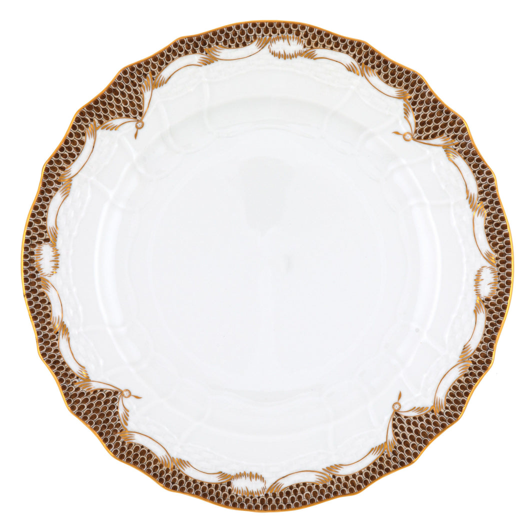 Herend Fish Scale Brown Service Plate