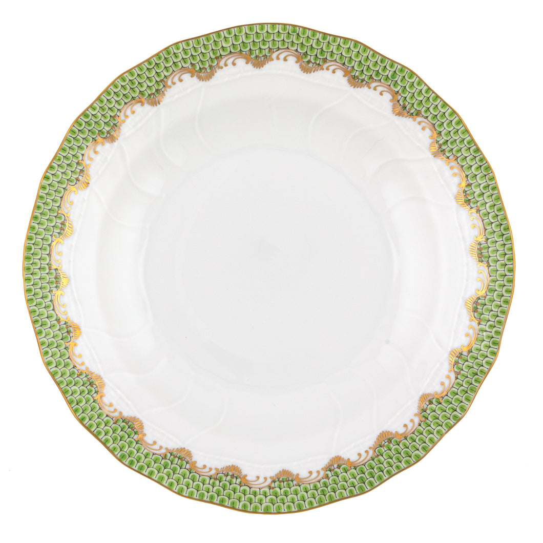 Herend Fish Scale Evergreen Dinner Plate