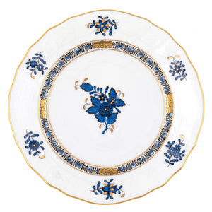 Herend Chinese Bouquet Black Sapphire Bread & Butter Plate