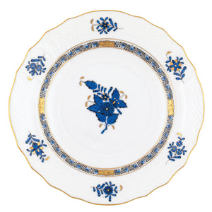 Herend Chinese Bouquet Black Sapphire Salad Plate