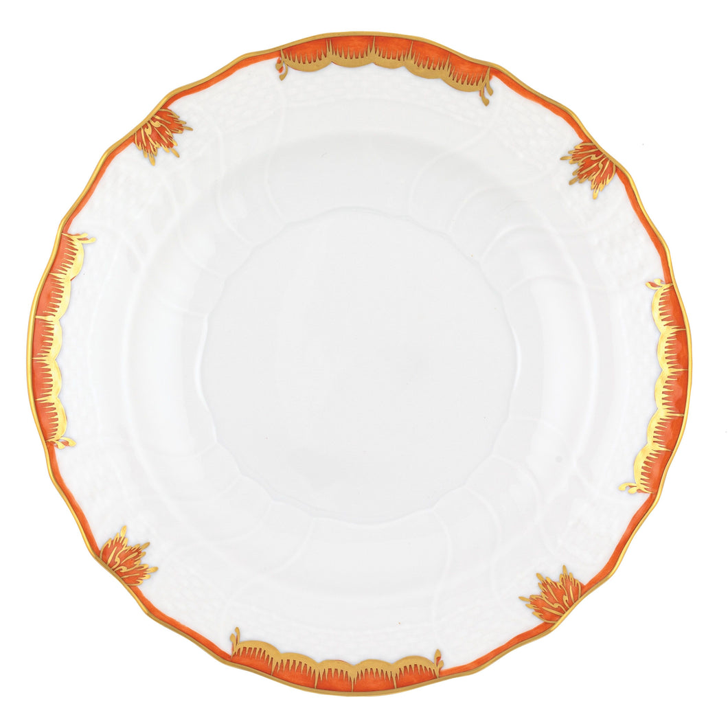 Herend Princess Victoria Rust Salad Plate