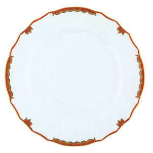 Herend Princess Victoria Rust Dinner Plate