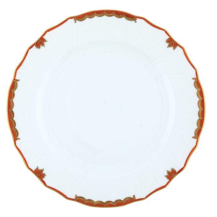 Herend Princess Victoria Rust Dinner Plate