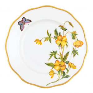 Herend American Wildflowers Salad Plate, Evening Primrose