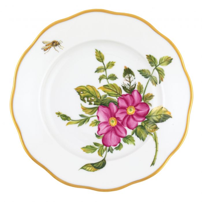 Herend American Wildflowers Salad Plate